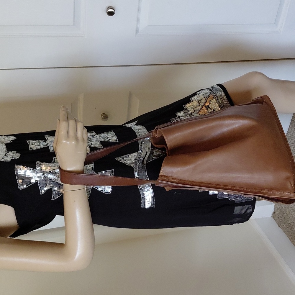 VINTAGE COACH LAST ONE BRAIDED FEEDSACK HOBO BAG - Picture 14 of 17